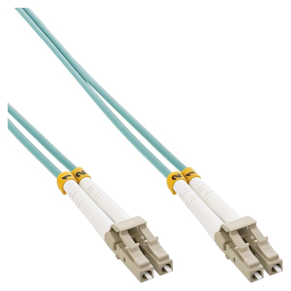 InLine 88541O InfiniBand och fiberoptisk kabel 1 m Turkos, Aqua