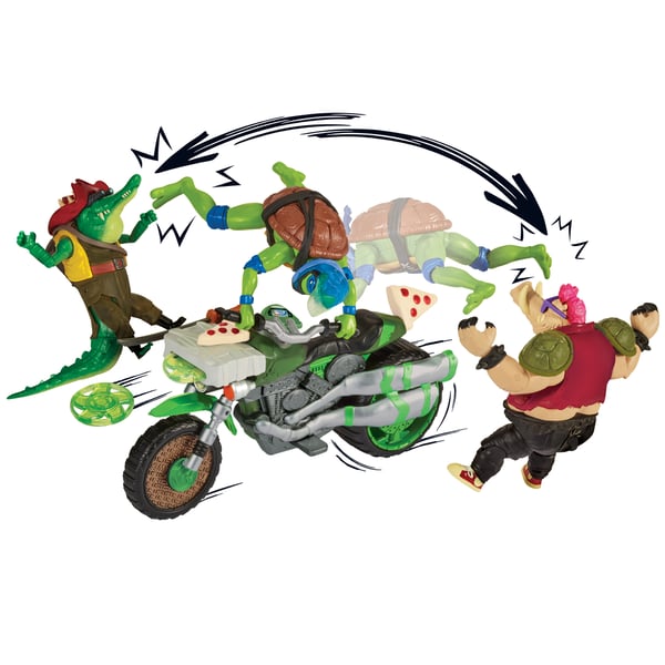 Teenage Mutant Ninja Turtles Movie Vehicle Drive N Kick Cycle