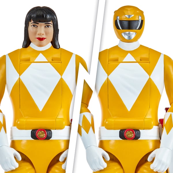 Power Rangers Auto-Morphin Yellow Ranger Figure