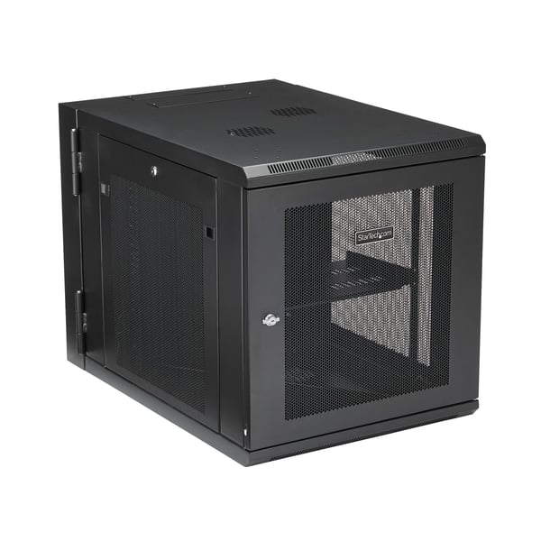 StarTech.com RK1232WALHM stativ 12U Vægmonteret stativ Sort