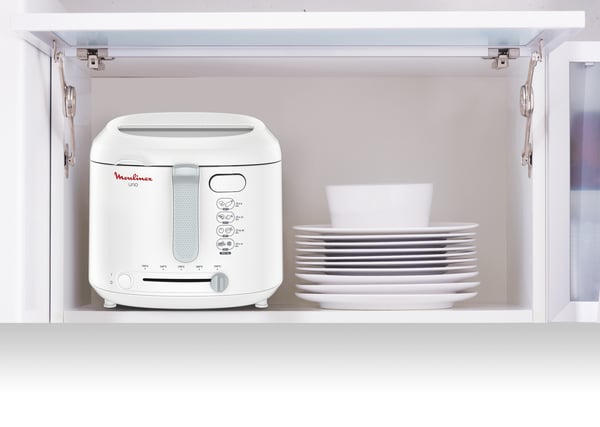 Moulinex AF2031 Yksi Erillinen 1600 W Rasvakeitin Valkoinen