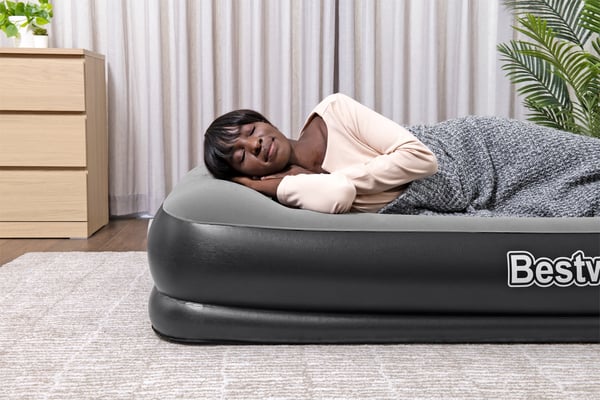 Bestway 67723 / 23 luftmadrass Enkelmadrass Svart, Grå Unisex