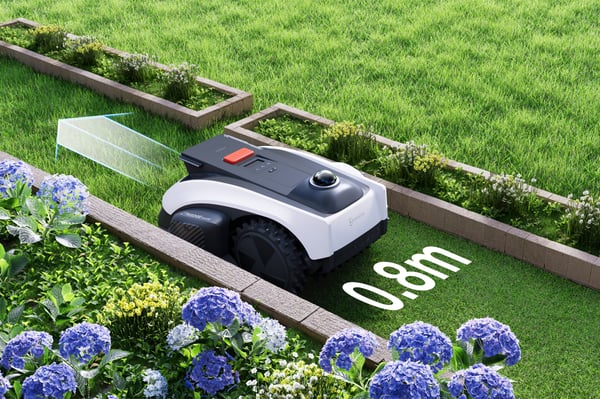 Ecovacs GOAT O1200 LiDAR PRO EU Robot plæneklipper Batteri Sort, Hvid