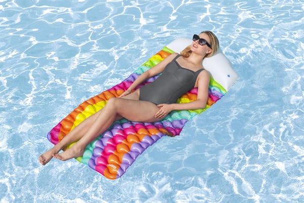 Bestway 44107 pool og strand flyder Flerfarvet Monokromatisk PVC Flydende madras