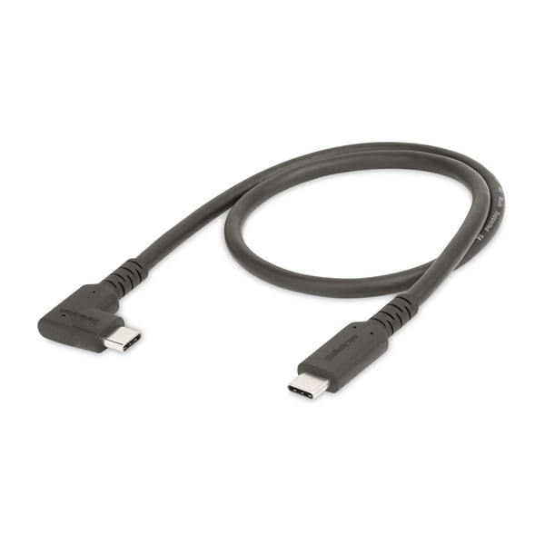 StarTech.com RUSB31CC50CMBR USB-kaapeli USB 3.2 Gen 2 (3.1 Gen 2) 0,5 m USB C 10 Gbit/s 100 W Musta