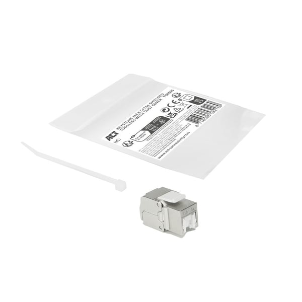 ACT TD6525 kabel kønsskifter RJ45 IDC Sølv, Hvid