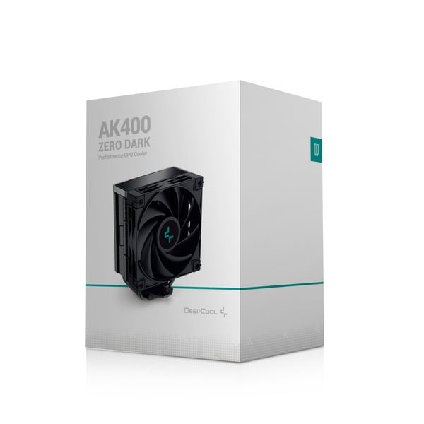 DeepCool AK400 ZERO DARK Processor Luftkøler 12 cm Sort 1 stk