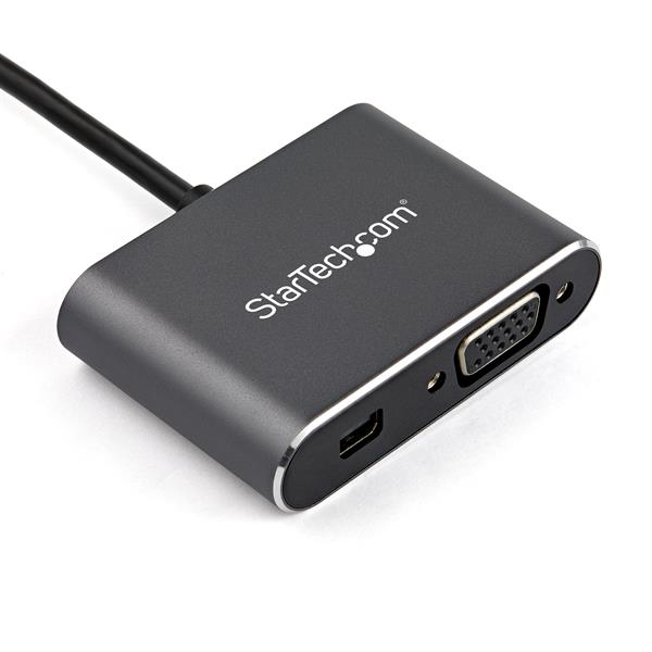 StarTech.com CDP2MDPVGA USB grafisk adapter 3840 x 2160 pixel Grå