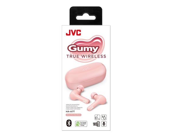 JVC HA-A7T-P Headset Kabel I öra Samtal/musik Micro-USB Bluetooth Rosa