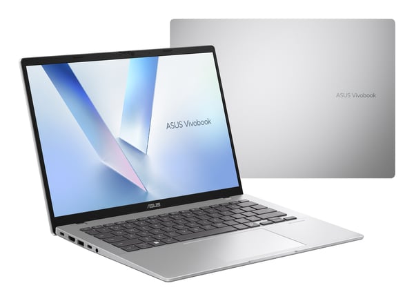 ASUS Vivobook 14 M1407GA-LY012W Copilot+ PC AMD Ryzen AI 7 445 Laptop 35,6 cm (14") WUXGA 16 GB DDR5-SDRAM 512 GB SSD Wi-Fi 6 (802.11ax) Windows 11 Home Sølv QWERTY Hollandsk