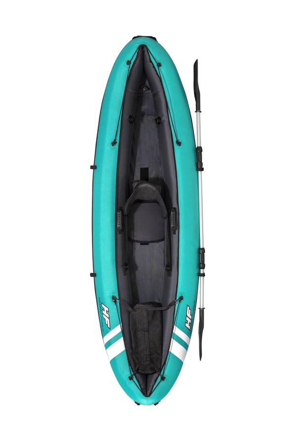 Bestway 65118 sports-kajak 1 person(er) Sort, Turkis Nylon, Polyvinylchlorid (PVC) Oppustelig kajak