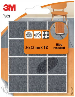 3M SP87A37 möbeltass 12 styck Rektangulär