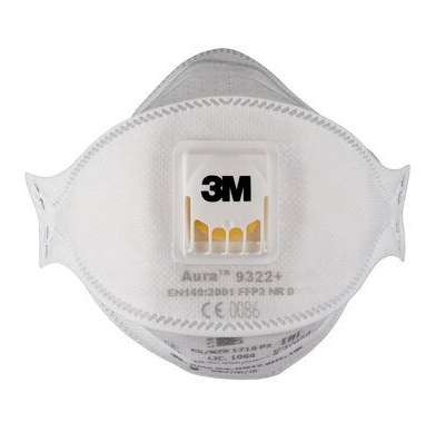 3M 9322PRO10 støvmaske 10 stk Kop FFP2
