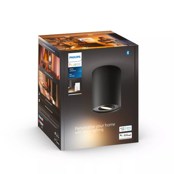 Philips Hue White ambiance Pillar spot med switch