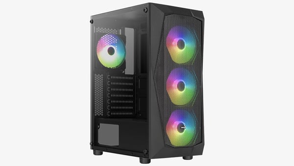 Aerocool Falcon ARGB Midi Tower Svart