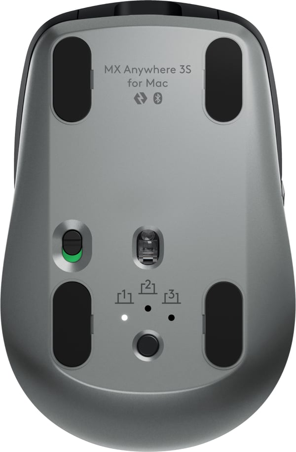 Logitech MX Anywhere 3S for Mac datormöss Kontor högerhand Trådlös RF + Bluetooth laser 8000 DPI