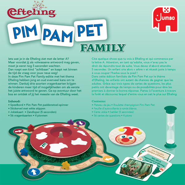 Jumbo Pim Pam Pet Family Efteling