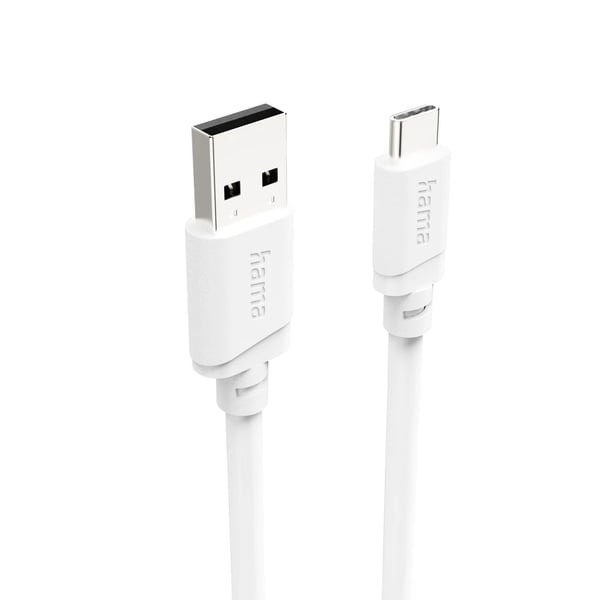 Hama 00201813 USB-kabel USB 2.0 2 m USB A USB C 0,48 Gbit/sek. Hvid