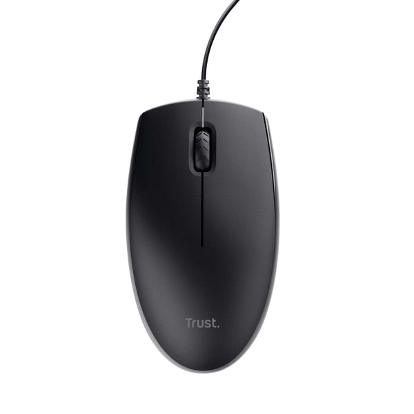 Trust TKM-250 tastatur Mus inkluderet USB QWERTZ Tysk Sort