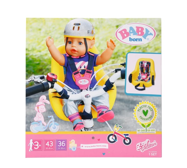 BABY born Bike Seat Dukkecykelsæt
