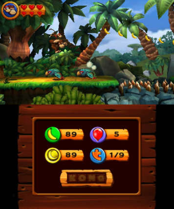 Nintendo Donkey Kong Country Returns 3D Standard Tysk, Engelsk, Spansk, Fransk, Italiensk Nintendo 3DS