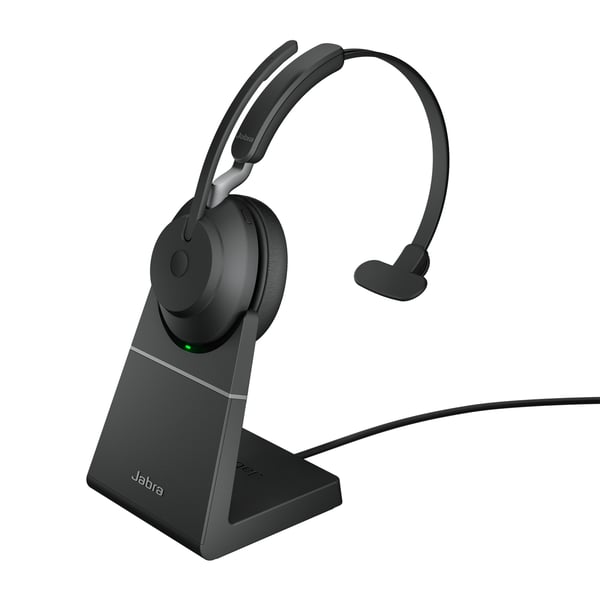 Jabra Evolve2 65 Headset Trådløs Kontor/Callcenter USB Type-A Bluetooth Opladningsstativ Sort Jabra Evolve2 65 Headset Trådløs Kontor/Callcenter USB Type-A Bluetooth Opladningsstativ Sort