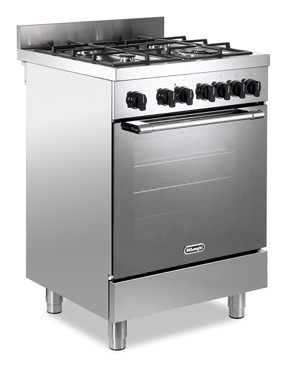 De’Longhi GEMMA 66 ML komfur og ovn Fritstående komfur Elektrisk Gaskomfur Rustfrit stål