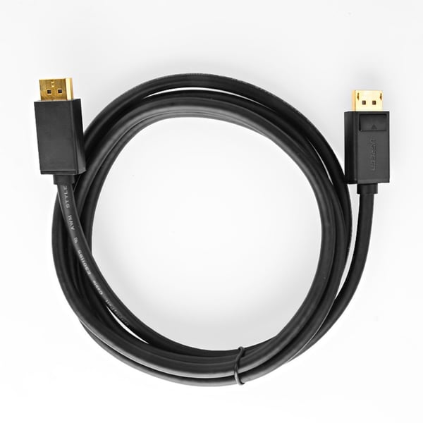 Ugreen 10212 DisplayPort kabel 3 m Sort