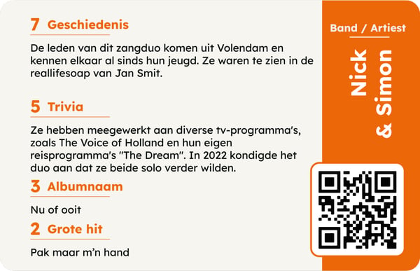 Asmodee Remember the Music Remember the Music Holland ed. van Eigen Bodem Brætspil Fest
