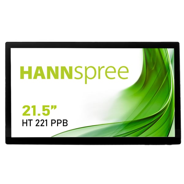 Hannspree HT 221 PPB platta pc-skärmar 54,6 cm (21.5") 1920 x 1080 pixlar Full HD LED Pekskärm Svart