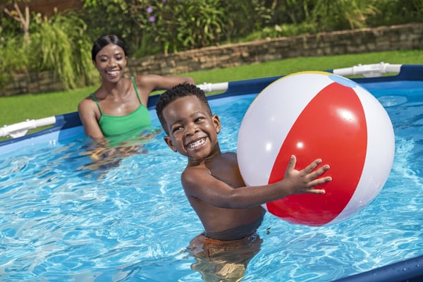 Bestway Steel Pro 56679 swimmingpool til over jorden Indrammet pool Rund Blå