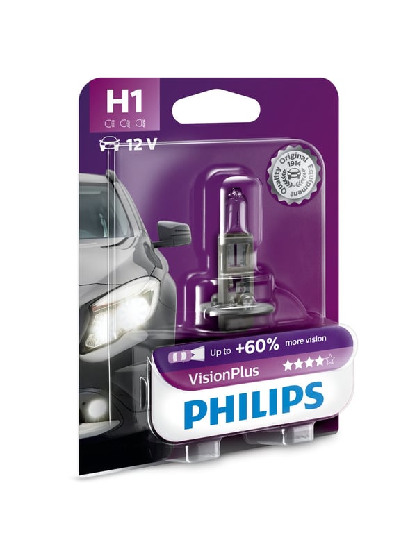 Philips VisionPlus 12258VPB1 Større sikkerhed og komfort
