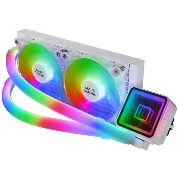 Mars Gaming ML-ULTRA240 Processor Allt-i-ett vätskekylare Vit 1 styck