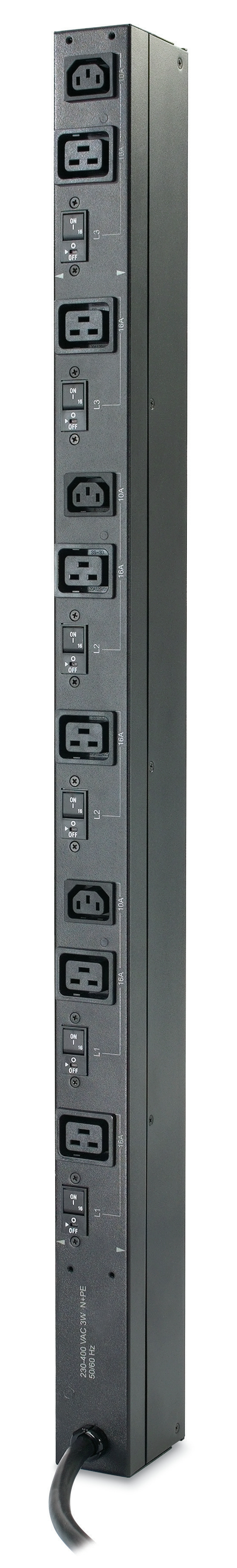 APC Rack PDU Basic Zero U strømforsyningsenhed (PDU) 9 AC stikkontakt(er) 0U Sort