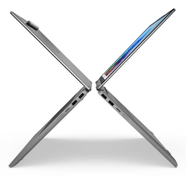 Lenovo IdeaPad 5 2-in-1 15AGP11 Copilot+ PC AMD Ryzen AI 5 430 Hybrid (2-i-1) 38,9 cm (15.3") Berøringsskærm WUXGA 16 GB DDR5-SDRAM 512 GB SSD Wi-Fi 7 (802.11be) Windows 11 Home Tysk Grå