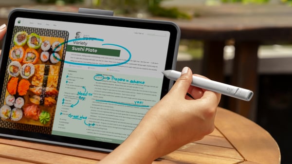 Logitech Crayon stylus-pennor 20 g Silver