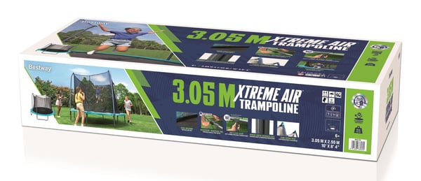 Bestway 59103 rekreativ & have trampolin Udendørs Oval Skruefjeder
