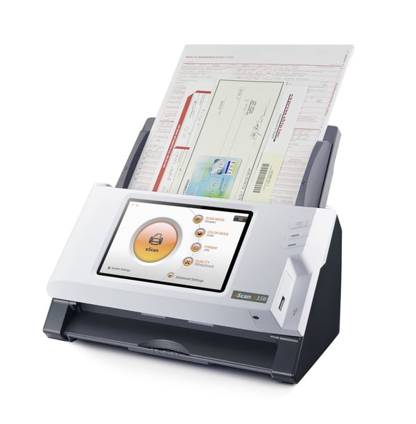 Plustek eScan A280 Essential ADF-scanner 600 x 600 dpi A4 Sort, Hvid