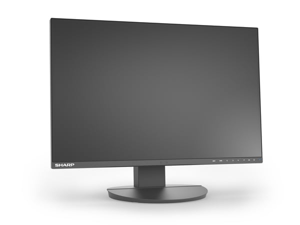 Sharp 61,0cm (24\") MS EA242W 16:10 DP+HDMI+USB-C IPS sort - Fladskærm (TFT/LCD) - 24\"