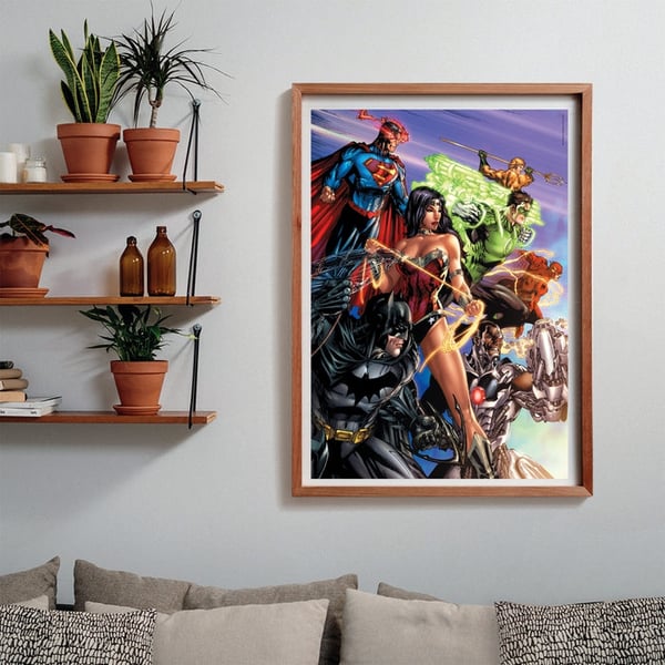 Clementoni DC Comics Puslespil 1000 stk Tegneserier