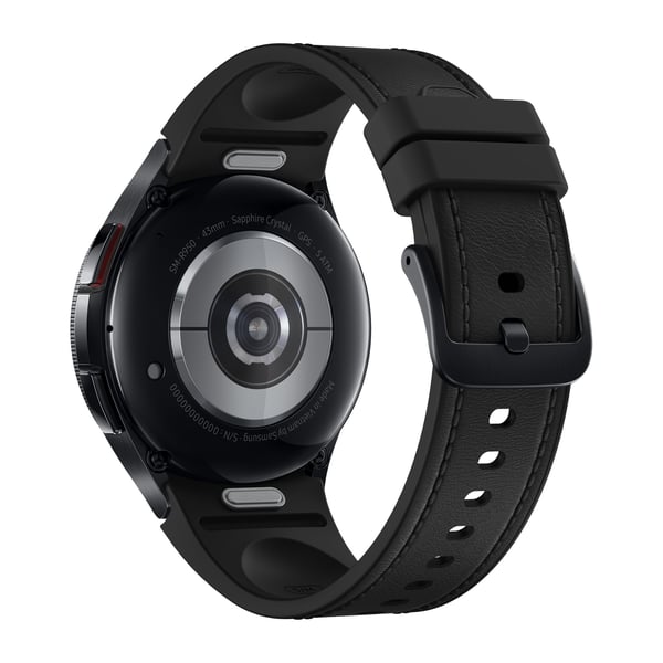 Samsung Galaxy Watch6 Classic SM-R955FZKAEUA smartklocka och träningsklocka 3,3 cm (1.3") OLED 43 mm Digital 432 x 432 pixlar Pekskärm 4G Svart Wi-Fi GPS