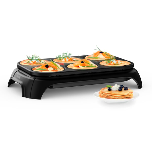 Tefal Crep'Party ECO PY55E8 crêpe-pannu 6 kreppi(ä) 1000 W Musta