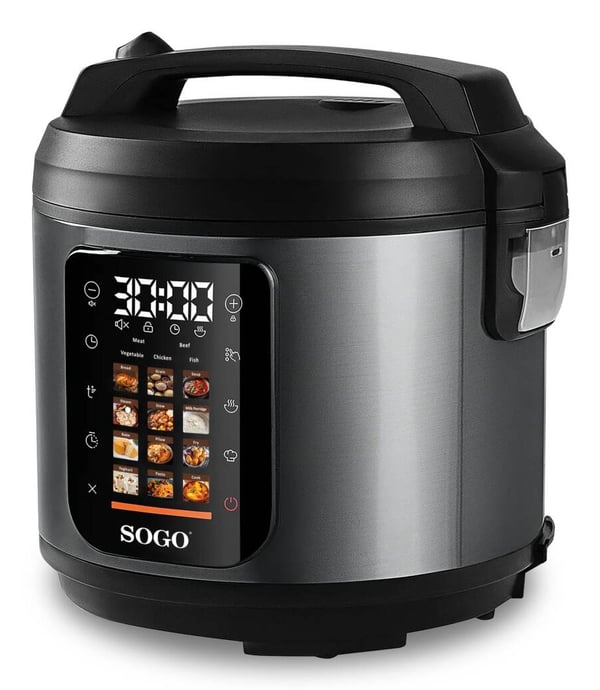 Sogo OLL-SS-10615 multi komfur 5 L 900 W Sort, Rustfrit stål