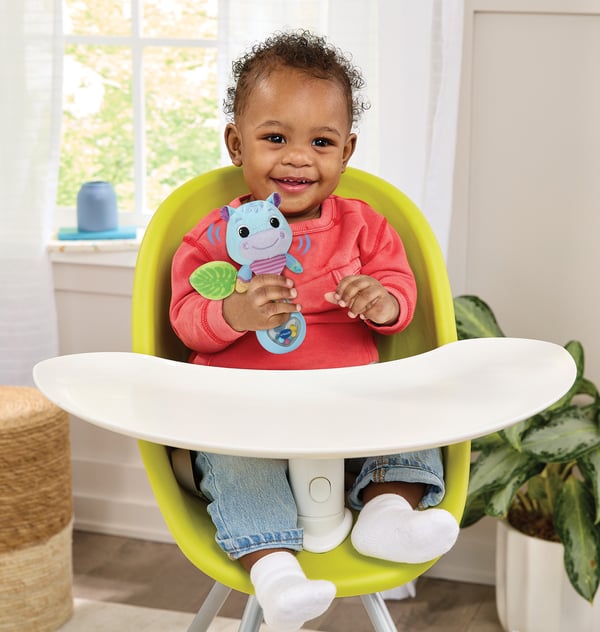VTech Baby Dierenvriendjes Rammelaar - Nijlpaard blauw