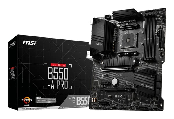 MSI B550-A PRO moderkort AMD B550 Uttag AM4 ATX