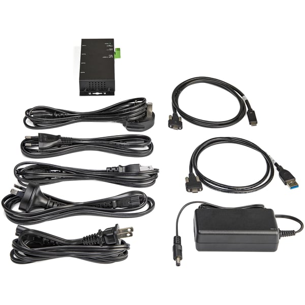 StarTech.com 4-portars USB-C-hub 10 Gbit/s – Industriell USB-C-hub i metall – 2x USB-C och 2x USB-A – ESD