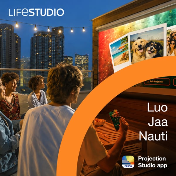 Epson Lifestudio Grand Plus EH-LS970W – timantinvalkoinen