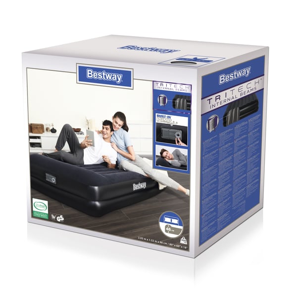 Bestway 67403 luftmadras Dobbelt madras Sort