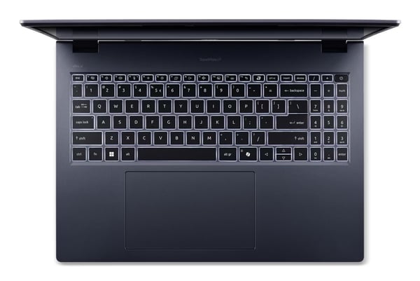 Acer TravelMate P4 TMP416-54-TCO-75VQ Intel Core Ultra 7 255U Laptop 40,6 cm (16") WQXGA 32 GB DDR5-SDRAM 1 TB SSD Wi-Fi 7 (802.11be) Windows 11 Pro Blå