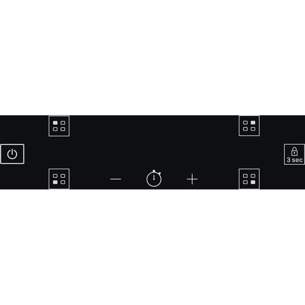 Whirlpool WS Q4860 NE Musta Kiinteä 60 cm Keittoalueinduktioliesi 4 alue(tta)